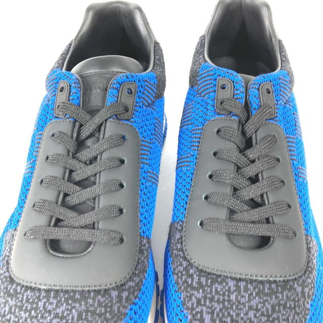 Louis Vuitton LOUIS VUITTON Damier Shoes shoes sneakers fabric blue/Black - view 4