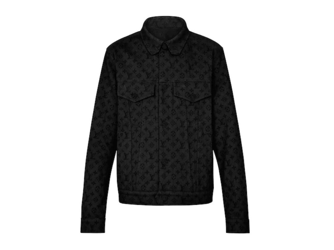 Louis Vuitton Louis Vuitton Denim Jacket Monogram Black