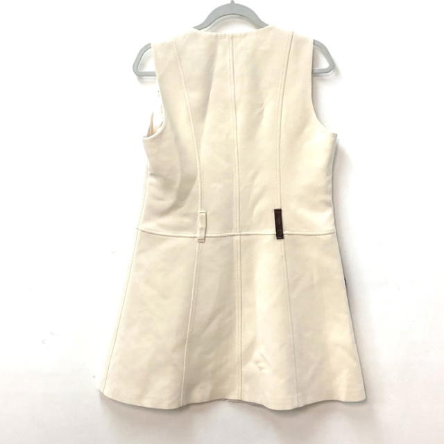 Louis Vuitton LOUIS VUITTON Emblem embroidery Sleeveless front zip apparel RW192 Dress - view 3