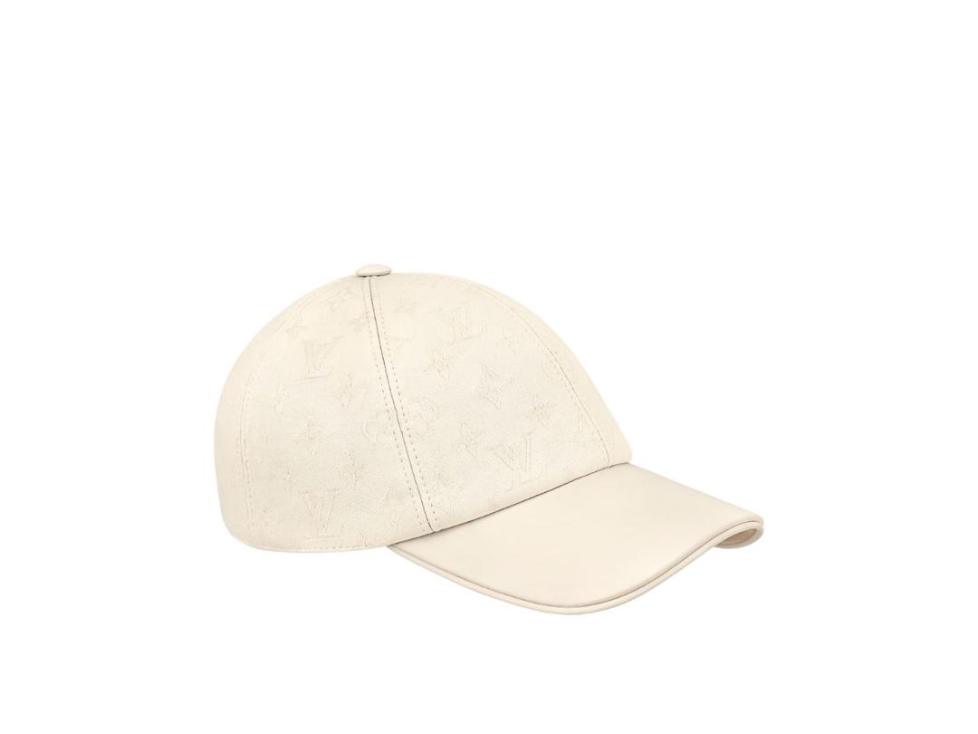 Louis Vuitton Louis Vuitton First Cap In Jacquard Monogram Pattern Beige