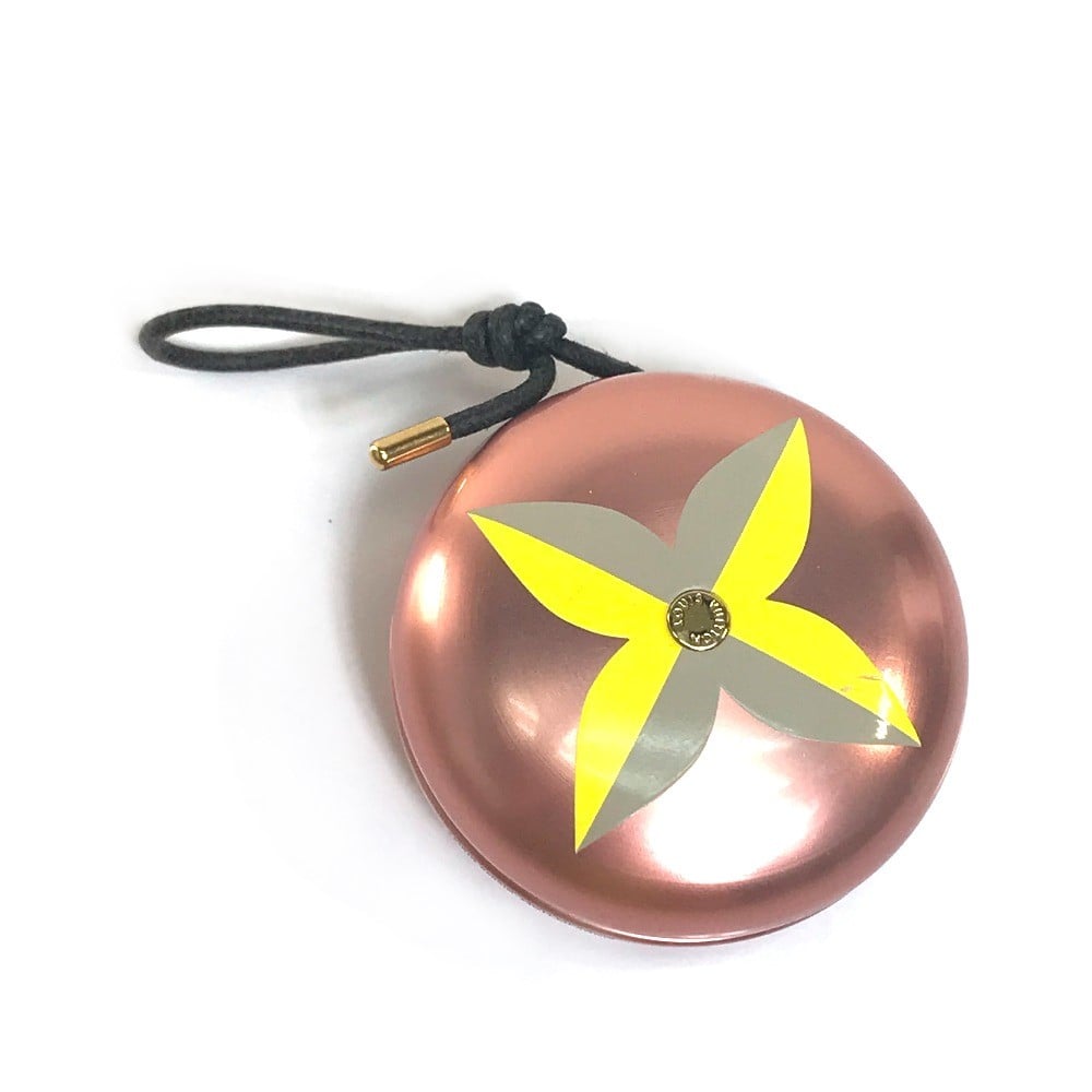 Louis Vuitton LOUIS VUITTON GI0090 Monogram flower Yoyoroy Yo-yo Metal Pink x Yellow