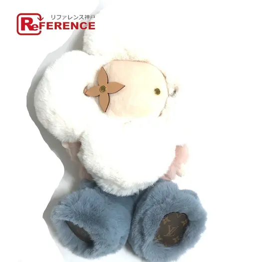 Buy LOUIS VUITTON GI0445 Dudu Vivienne Doll interior Plush Doll White/blue Unused at Sasom – Authentic and Ready to Ship