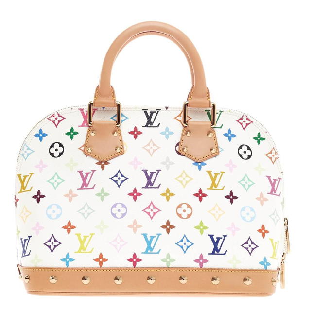 Louis Vuitton Louis Vuitton x Takashi Murakami Alma Monogram PM White Multicolor - view 2