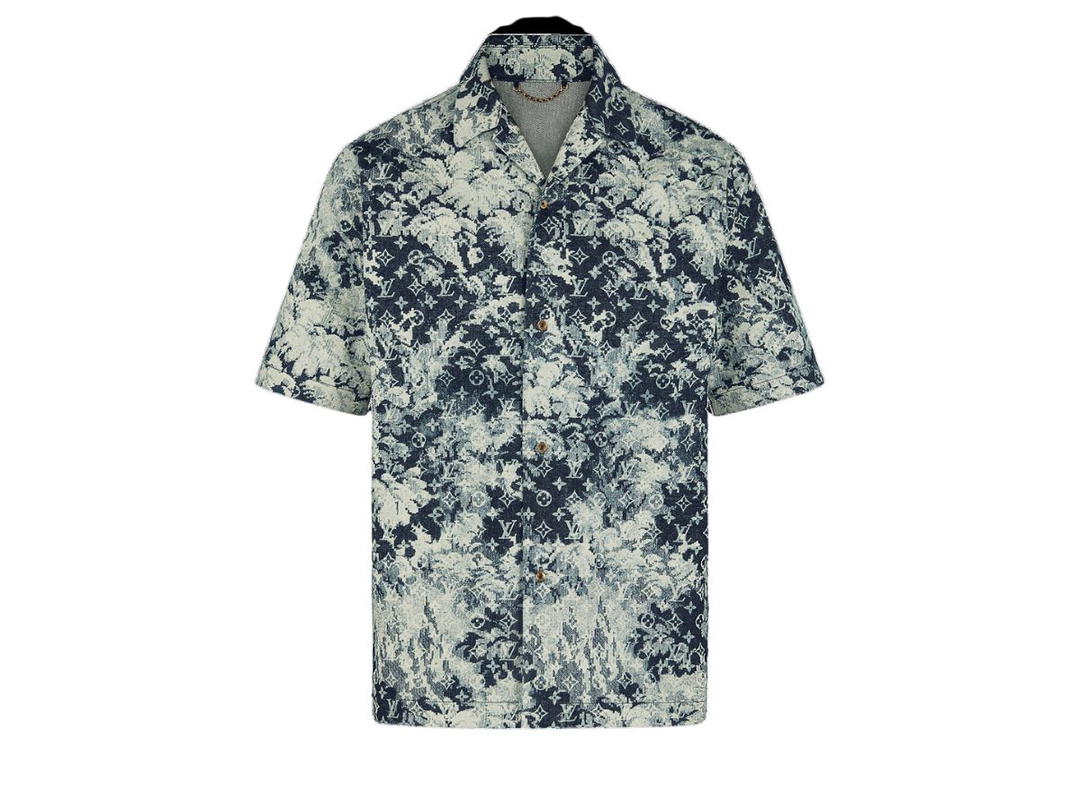 Louis Vuitton Louis Vuitton Hawaiian Tapestry Shirt Monogram Blue