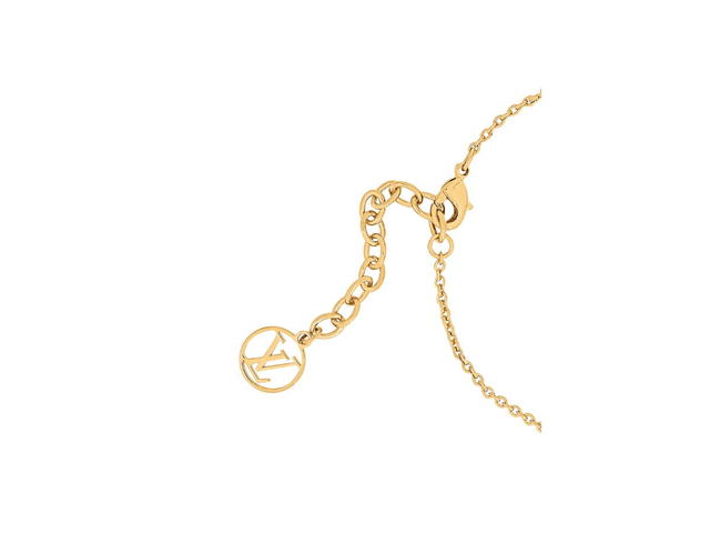 Louis Vuitton Louis Vuitton Iconic Enamel Bracelet In Brass And Light Pink Enamel - view 2