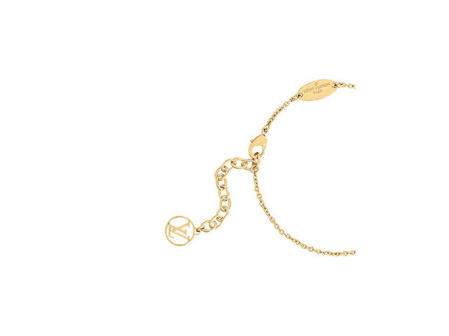 Louis Vuitton Louis Vuitton Iconic Pearls Bracelet In Metal With Gold-Color Finish White Resin Pearls And Enamel - view 2