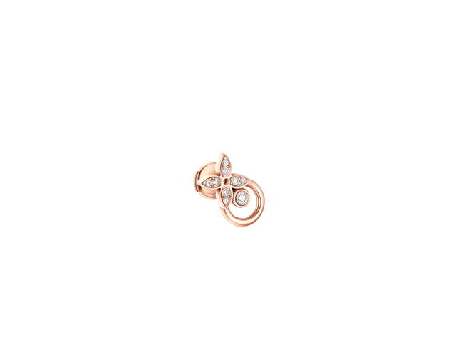 Louis Vuitton Louis Vuitton Idylle Blossom Earrings In Pink Gold and Diamonds - view 2