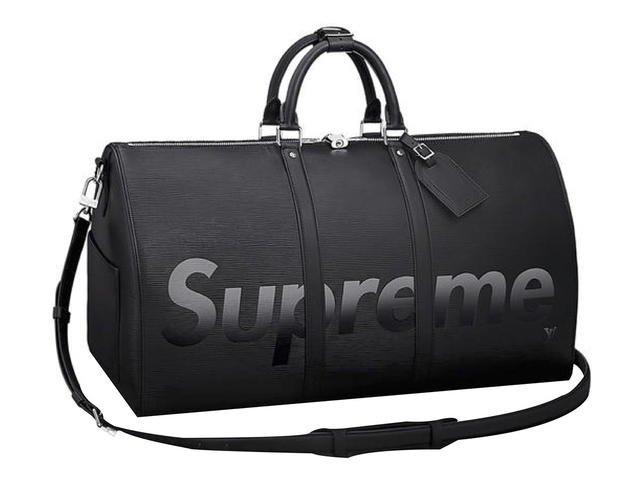 Louis Vuitton Louis Vuitton x Supreme Keepall Duffle Bag - view 1