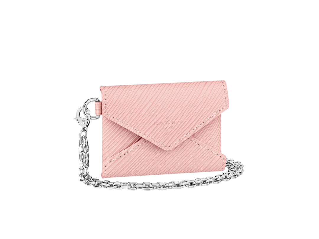 Louis Vuitton Louis Vuitton Kirigami Necklace In Epi Rose Ballerine With Silver-Color Hardware