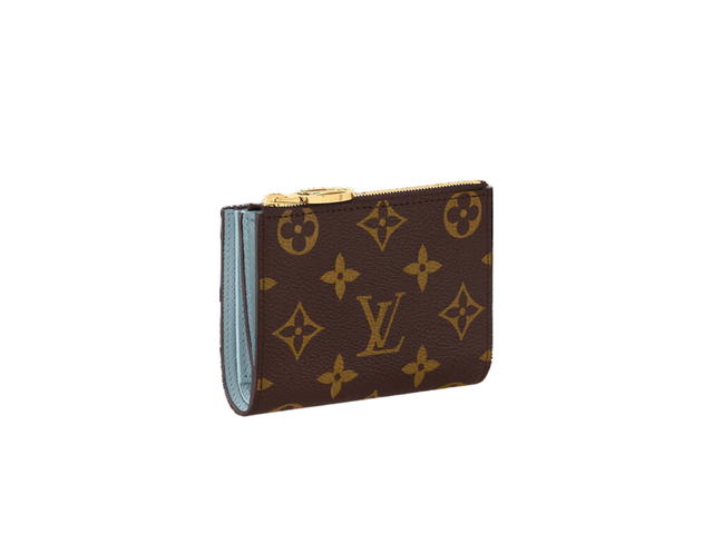 Louis Vuitton Louis Vuitton Lisa Wallet In Monogram Coated Canvas With Gold-Color Hardware Bleu Olympe - view 2