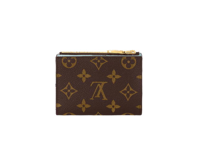 Louis Vuitton Louis Vuitton Lisa Wallet In Monogram Coated Canvas With Gold-Color Hardware Bleu Olympe - view 4