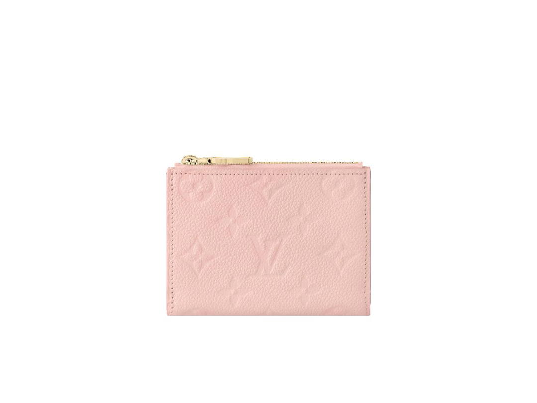 Louis Vuitton Louis Vuitton Lisa Wallet In Monogram Empreinte Leather With Light-Gold-Color Hardware Opale Pink