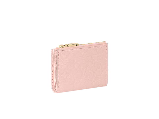 Louis Vuitton Louis Vuitton Lisa Wallet In Monogram Empreinte Leather With Light-Gold-Color Hardware Opale Pink - view 2