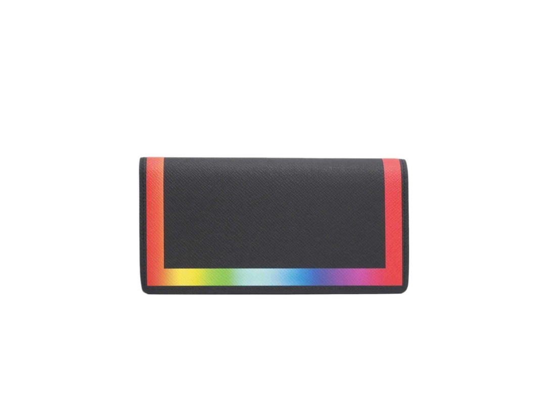 Louis Vuitton Louis Vuitton Louis Vuitton Wallet Tiga Rainbow Portofuille Brother M30349 Black