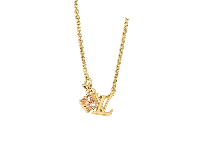 Louis Vuitton Louis Vuitton Loulougram Necklace In Monogram Flower Metal With Gold-Colour Finish - view 2