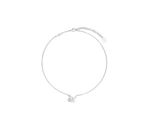 Buy Louis Vuitton Loulougram Necklace In Palladium-Color Metal With Two Monogram Flowers at Sasom – Authentic and Ready to Ship