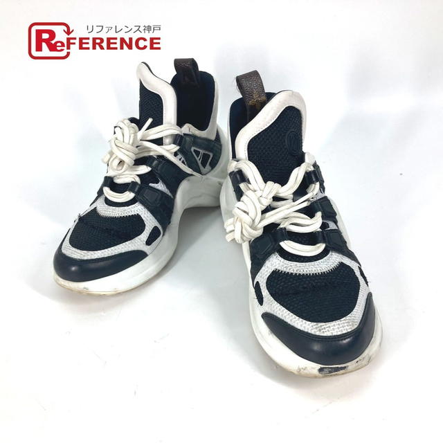 Louis Vuitton LOUIS VUITTON LV Arclight sneakers Shoes Leather Black/White - view 1