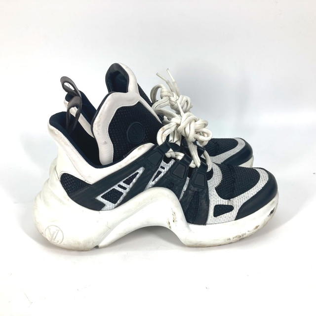 Louis Vuitton LOUIS VUITTON LV Arclight sneakers Shoes Leather Black/White - view 5
