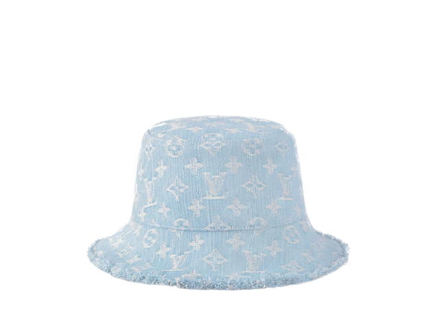 Louis Vuitton Louis Vuitton LV By The Pool Monogram Denim Bucket Hat Bleu Denim Dark - view 1