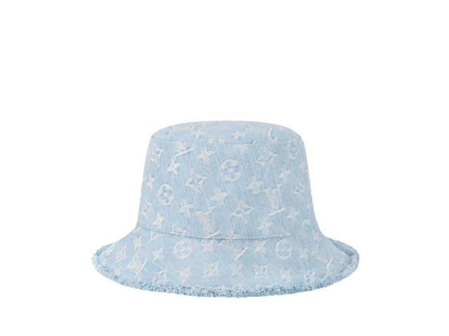 Louis Vuitton Louis Vuitton LV By The Pool Monogram Denim Bucket Hat Bleu Denim Dark - view 2
