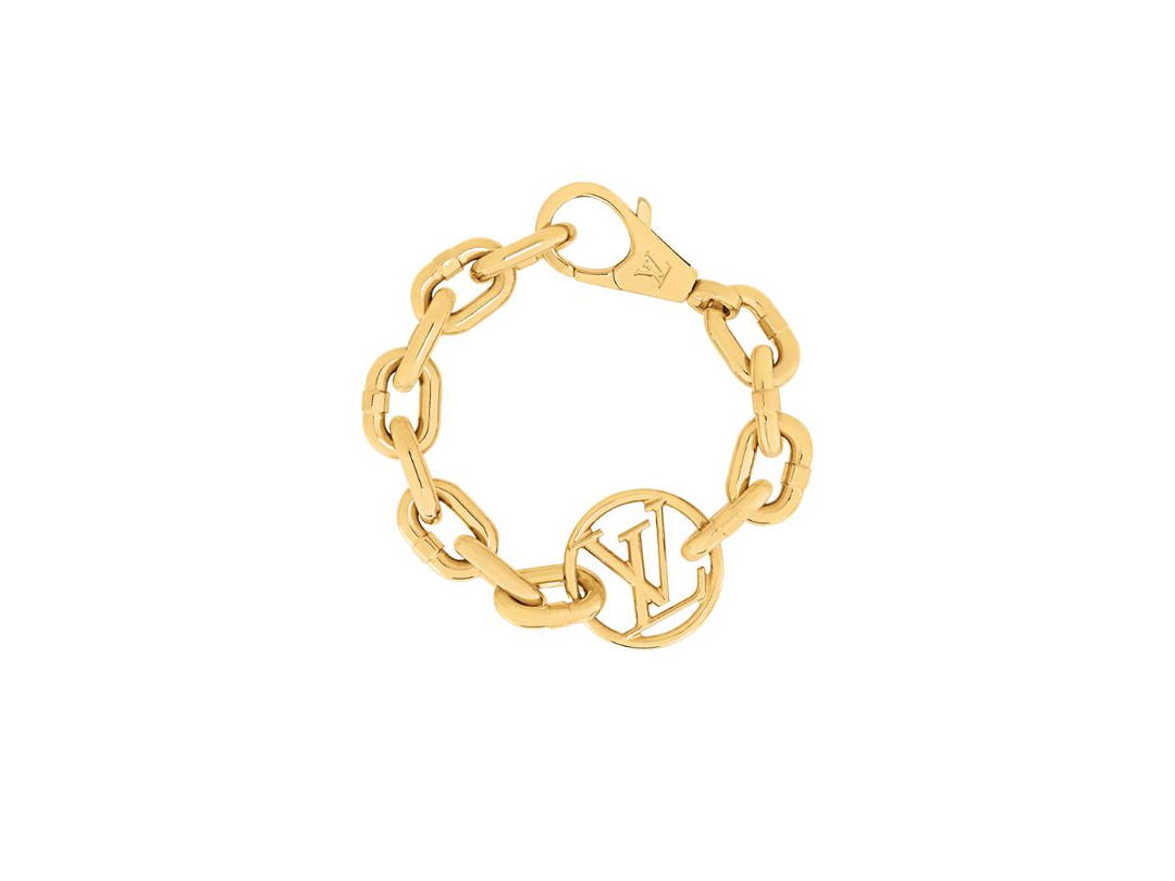 Louis Vuitton Louis Vuitton Chain-It Bracelet In Metal With Gold-Color Finish