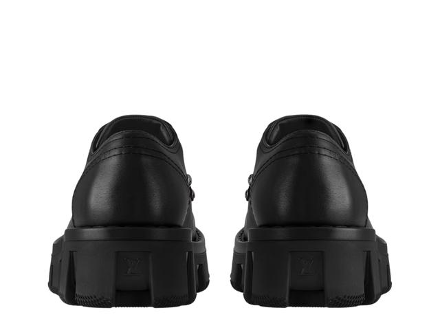 Louis Vuitton Louis Vuitton LV Checker Derby In Calf Leather Black - view 3