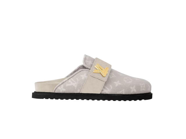 Louis Vuitton Louis Vuitton LV Cosy Flat Comfort Clog Monogram Wool Grey (W) - view 1