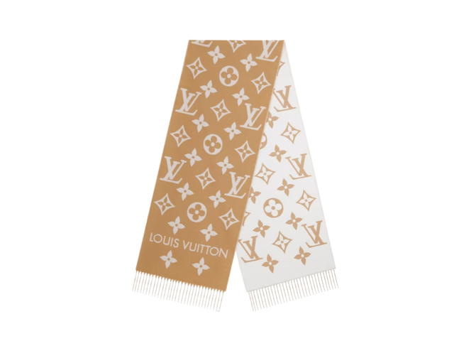 Louis Vuitton Louis Vuitton LV Essential Scarf In Monogram Pattern Beige - view 1