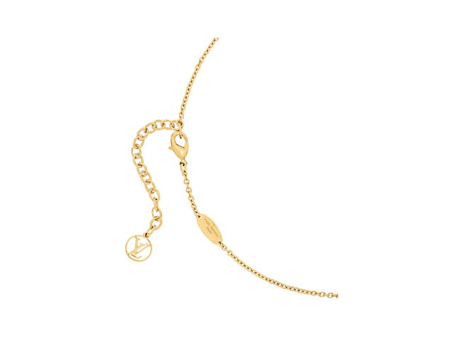 Louis Vuitton Louis Vuitton LV Floragram Necklace In LV Initials-Metal With Gold-Color Finish - view 2
