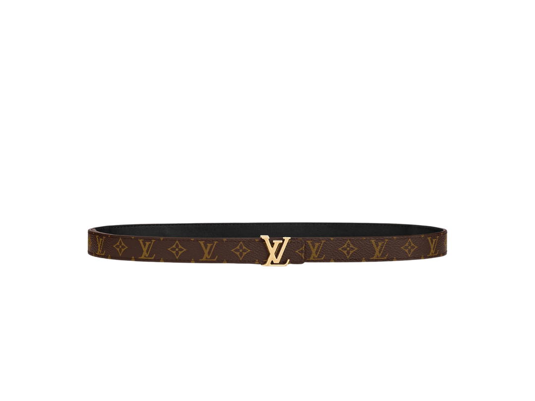 Louis Vuitton Louis Vuitton LV Iconic 20mm Reversible Belt In Monogram Canvas And Leather With Gold-Color Hardware
