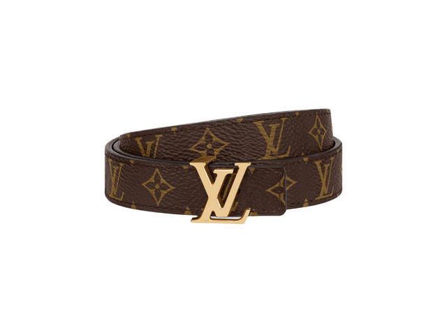 Louis Vuitton Louis Vuitton LV Iconic 20mm Reversible Belt In Monogram Canvas And Leather With Gold-Color Hardware - view 3