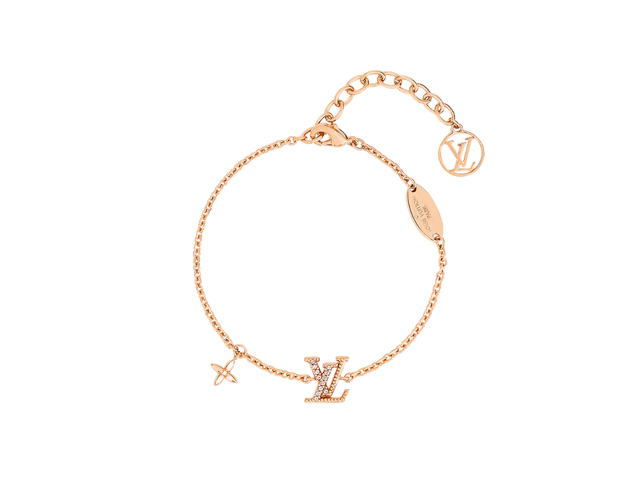 Louis Vuitton Louis Vuitton LV Iconic Blush Bracelet In Metal With Pink Gold- And Gold-Colour Finish Blush Pink - view 1