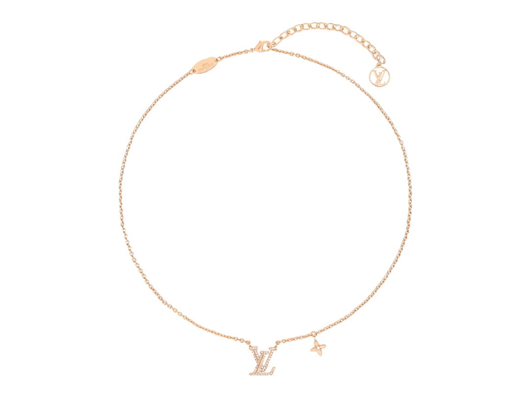 Louis Vuitton Louis Vuitton LV Iconic Blush Necklace In Metal With Pink Gold-Colour Finish Blush Pink