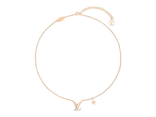 Louis Vuitton Louis Vuitton LV Iconic Blush Necklace In Metal With Pink Gold-Colour Finish Blush Pink - view 1
