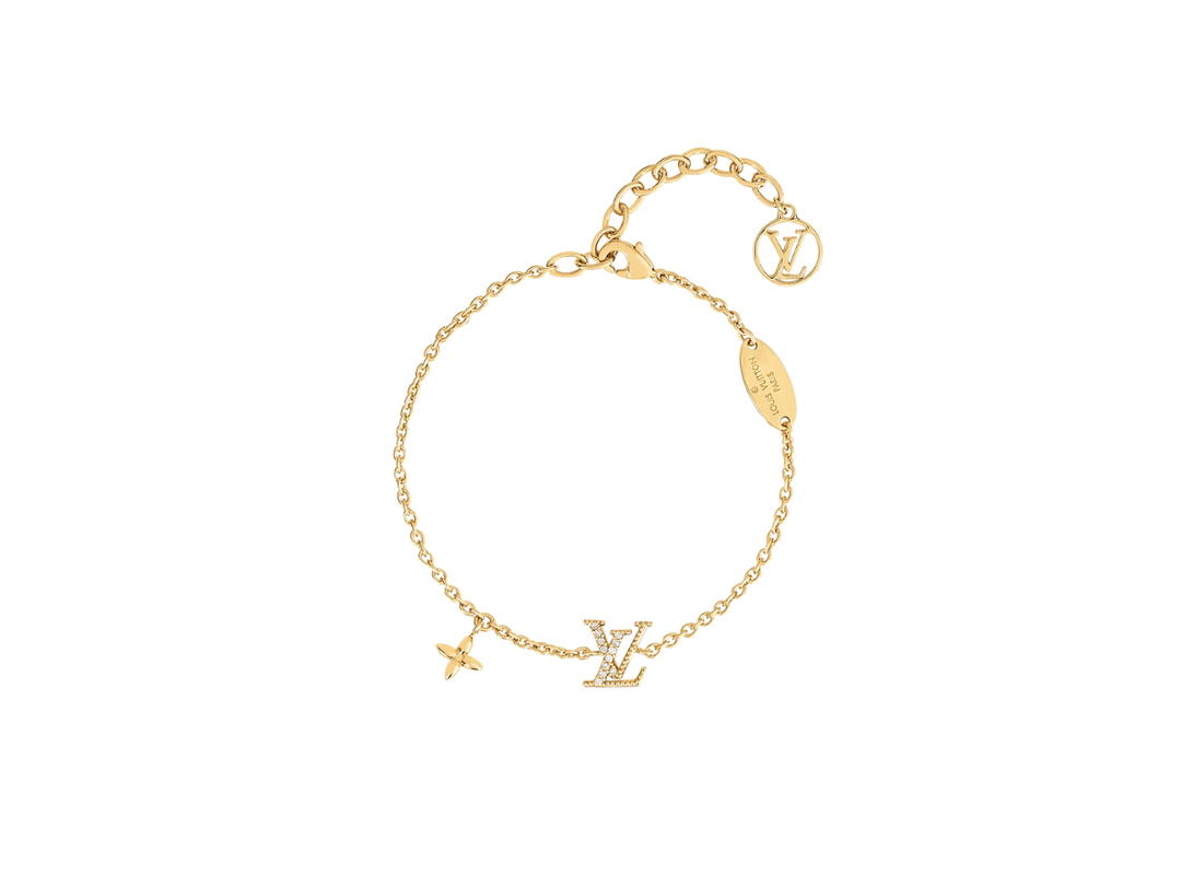 Louis Vuitton Louis Vuitton LV Iconic Bracelet In Metal With Gold-Color Finish Hardware