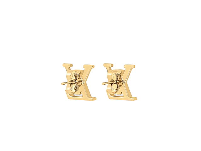 Louis Vuitton Louis Vuitton LV Iconic Earrings In Gold-Color Hardware - view 2