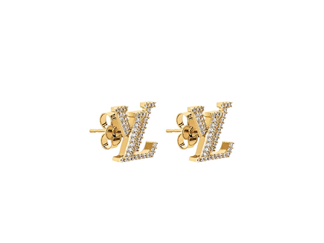 Louis Vuitton Louis Vuitton LV Iconic Earrings In Metal With Gold-Color Finish Hardware Gold