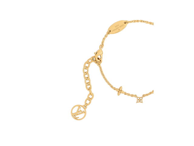 Louis Vuitton Louis Vuitton LV In the Sky Bracelet In Metal With Gold-Color Finish And Crystal - view 3