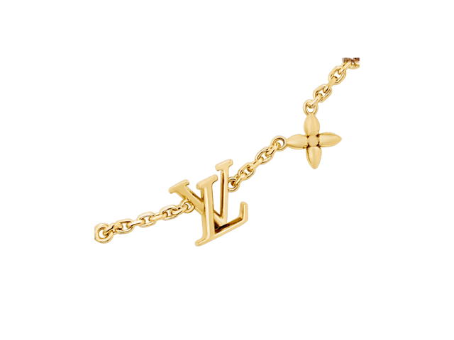 Louis Vuitton Louis Vuitton LV In The Sky Necklace In Metal With Gold-Color Finish And Crystal - view 2