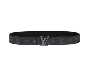 Buy Louis Vuitton LV Initiales 35MM Reversible Belt In Monogram Eclipse Canvas With Ruthenium Finishing Hardware Black at Sasom – Authentic and Ready to Ship