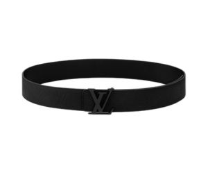 Buy Louis Vuitton Initiales 40MM Reversible Belt In Taurillon Leather Recto Side And Double-Sided Calf Leather Embossed Monogram Pattern Black at Sasom – Authentic and Ready to Ship