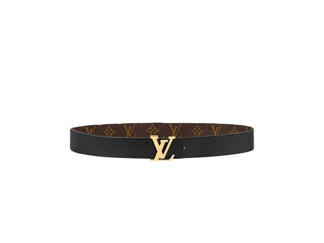 Louis Vuitton Louis Vuitton LV Initials 30MM Reversible Belt In Monogram Canvas With Gold-Colour Hardware - view 2