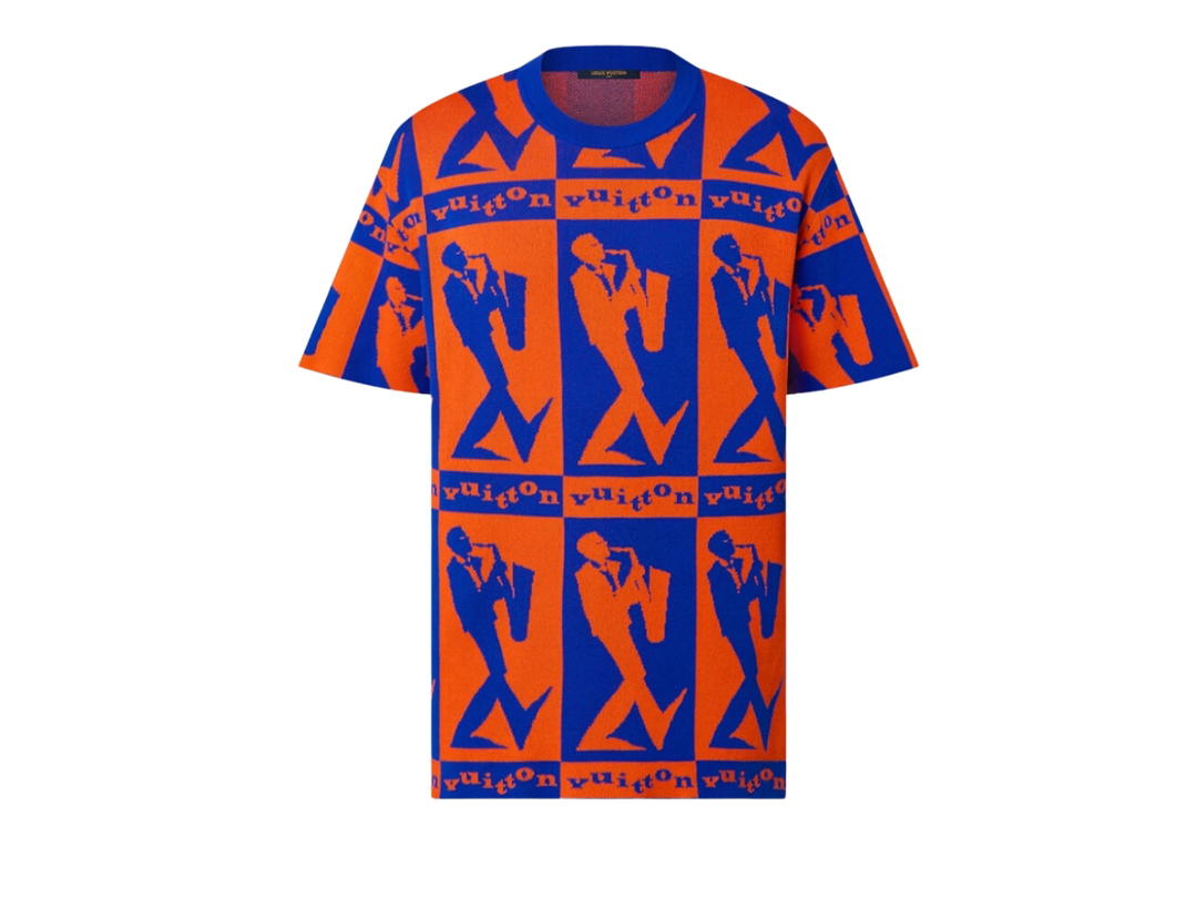 Louis Vuitton Louis Vuitton LV Jazz Flyers Short-Sleeved Knitwear