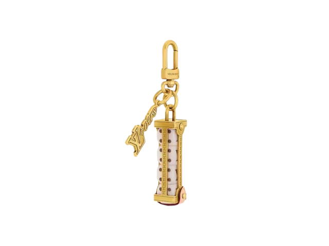 Louis Vuitton Louis Vuitton LV Lovers Dice Bag Charm & Key Holder Gold - view 2