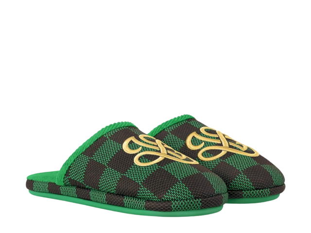 Louis Vuitton Louis Vuitton LV Palace Slipper Damier Pop Green - view 2