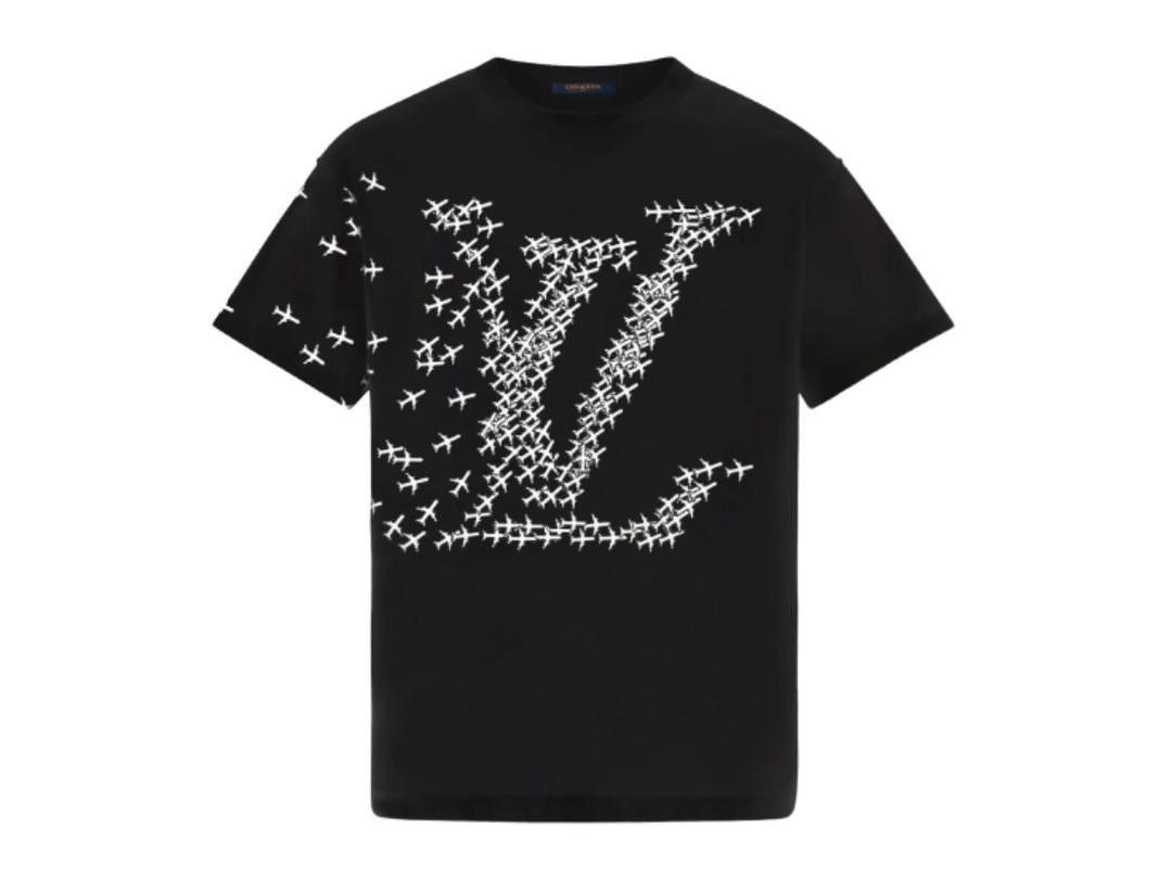 Louis Vuitton Louis Vuitton LV Planes Printed T-Shirt Black