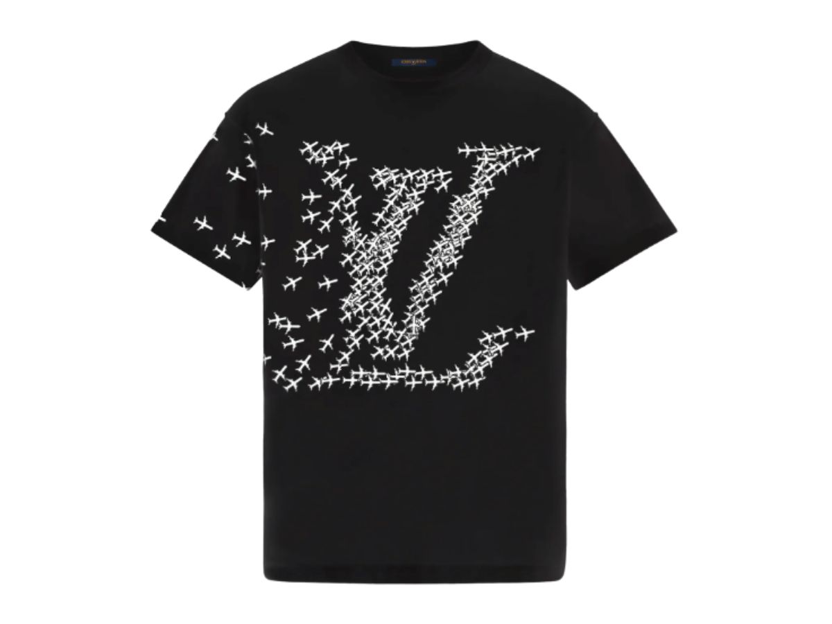 Louis Vuitton Louis Vuitton LV Planes Printed T-Shirt Black