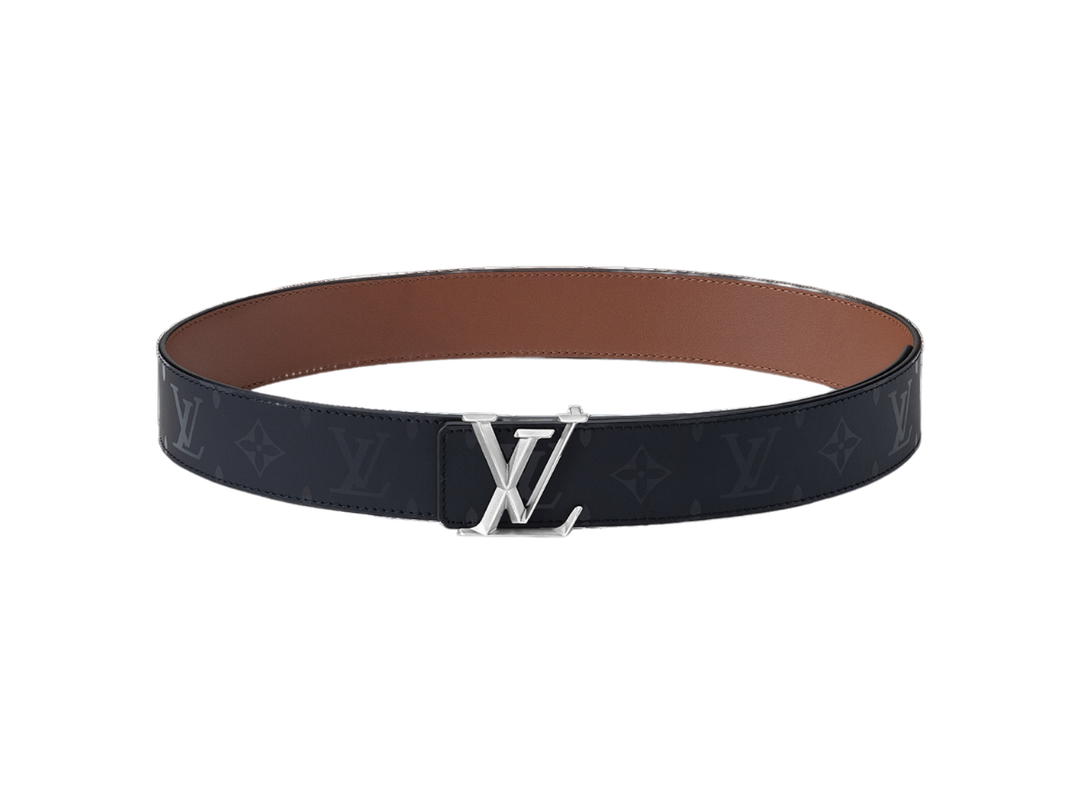 Louis Vuitton Louis Vuitton LV Pyramide 40mm Reversible In Monogram-Calf Leather With Brushed Palladium Buckle