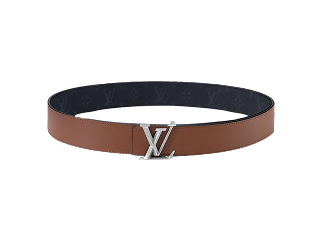 Louis Vuitton Louis Vuitton LV Pyramide 40mm Reversible In Monogram-Calf Leather With Brushed Palladium Buckle - view 2