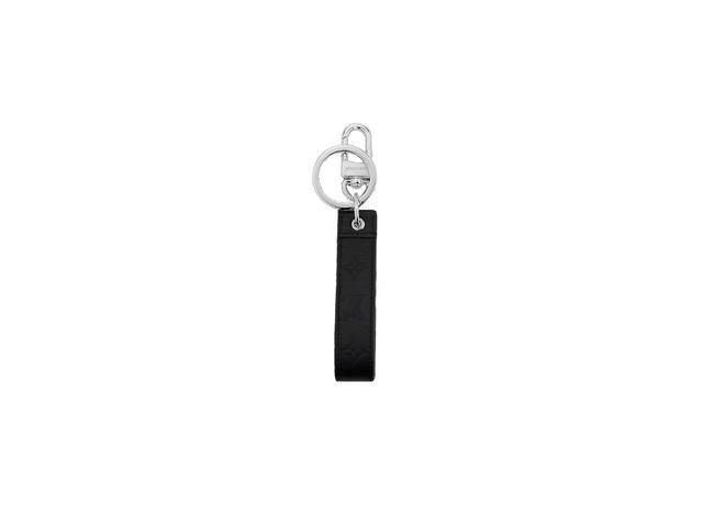 Louis Vuitton Louis Vuitton LV Shadow Dragonne Key Holder And Bag Charm In Leather With Silver-Color Metal Hardware Black - view 2